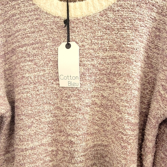 Cotton Blue NWT Soft Brushed Sweater Med - Picture 9 of 9